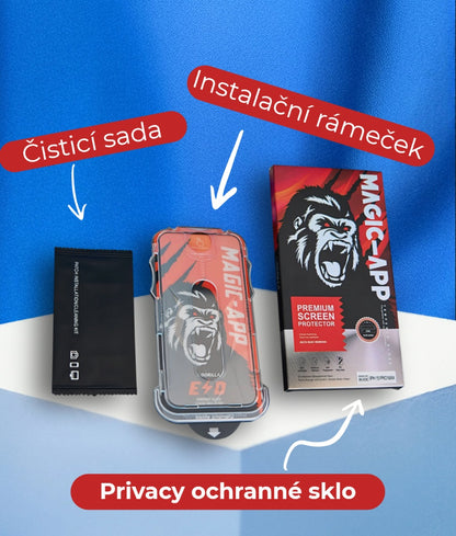 iPhone 3D Privacy ochranné sklo